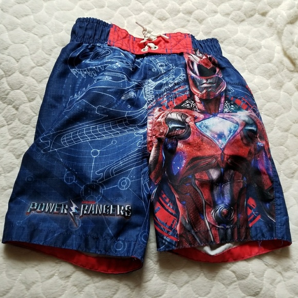 power ranger swim trunks